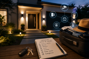 Checklist de segurança residencial para viagens